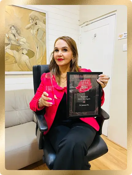Jamuna pai awarded as Best skin treatment clinic in chennai